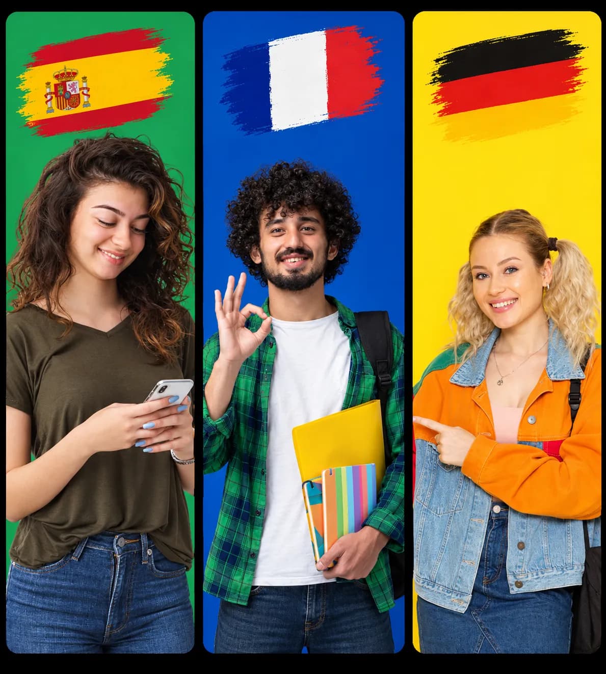 Deux étudiants de DeutschOne Academy